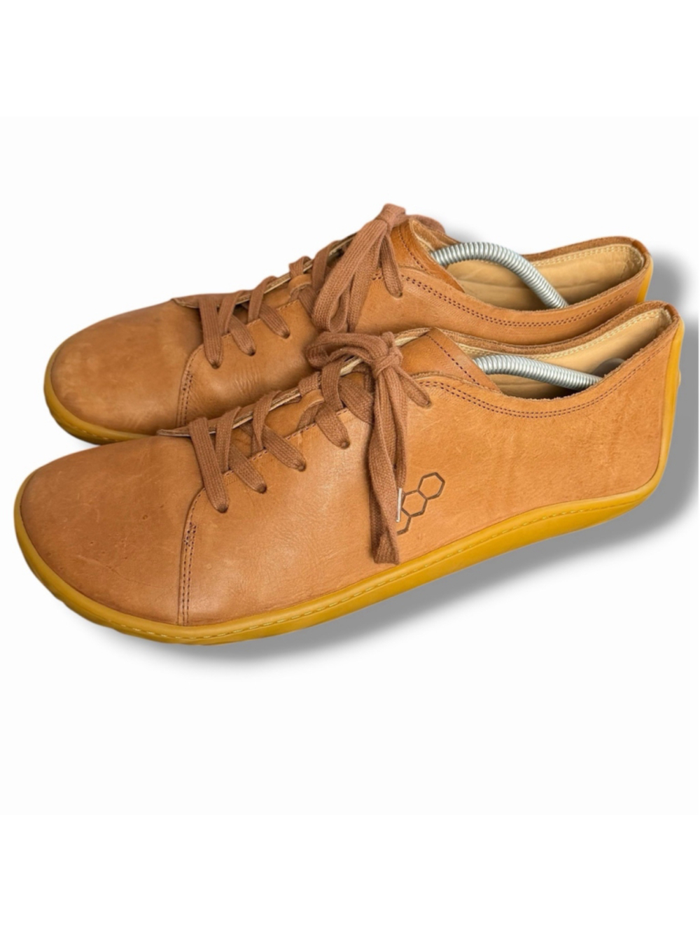 VivoBarefoot Men's Addis Leather Sneakers Brown Sz 47 / 13 Barefoot Minimalist